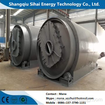 Second hand tires refining pyrolysis equipment
